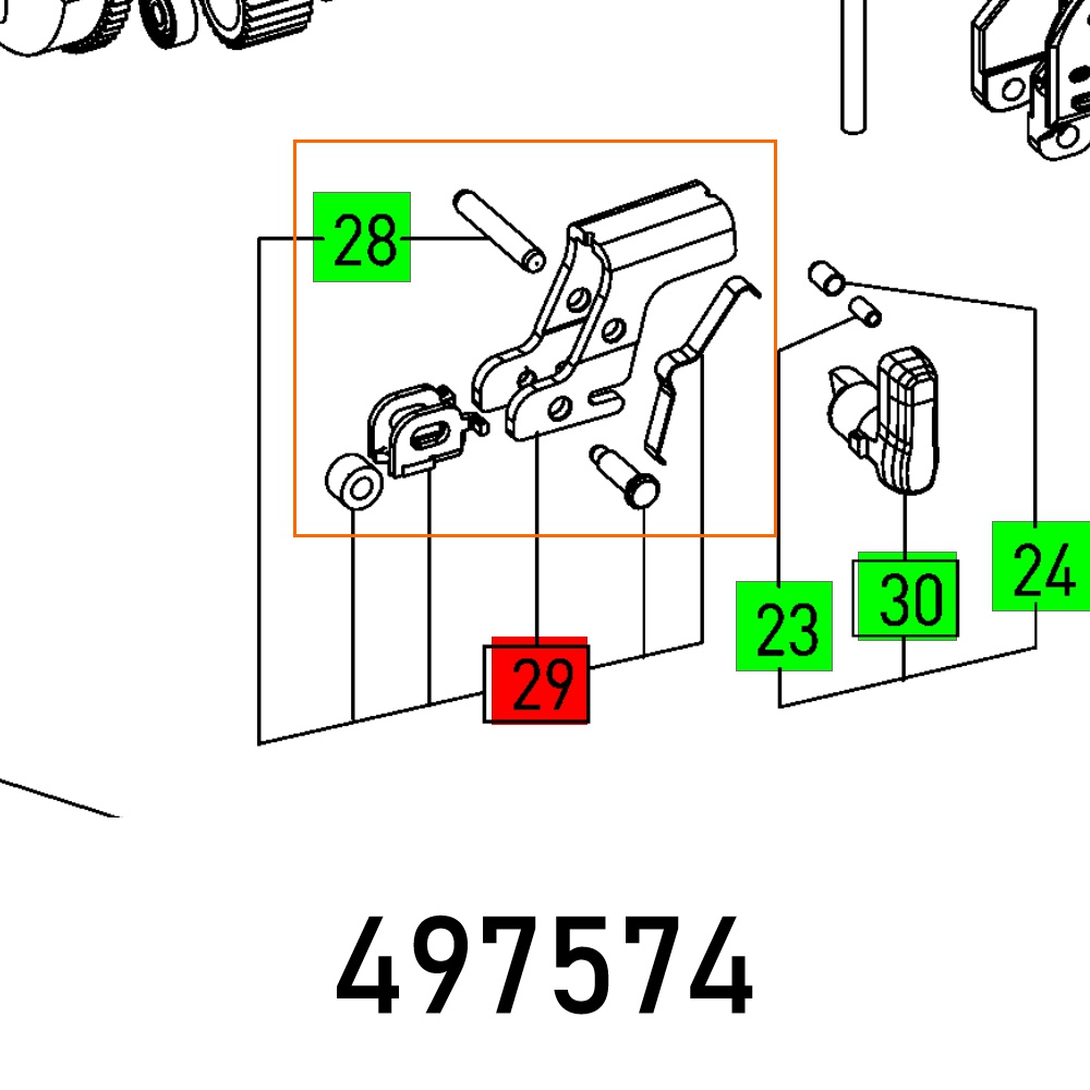 Festool Jigsaw Roller Support PS 400 Spare Part