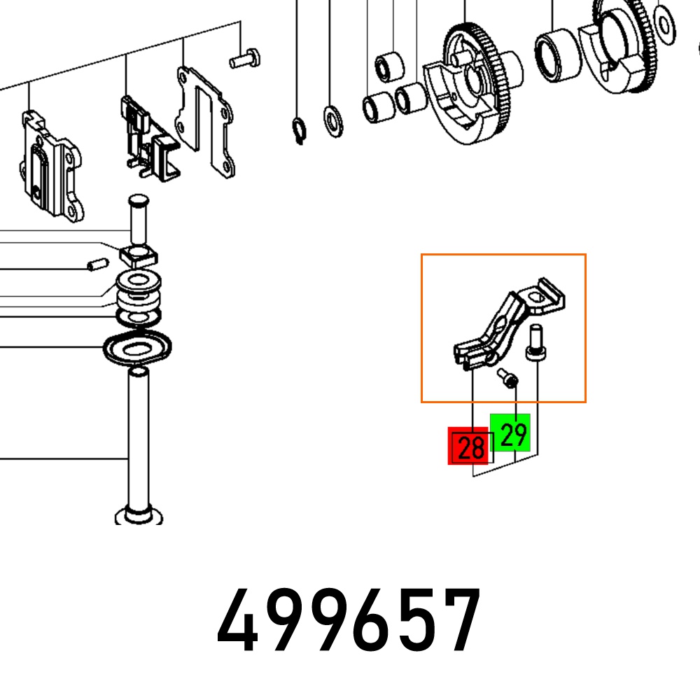 Festool Holder PS 420 CARVEX Jigsaw Spare Part