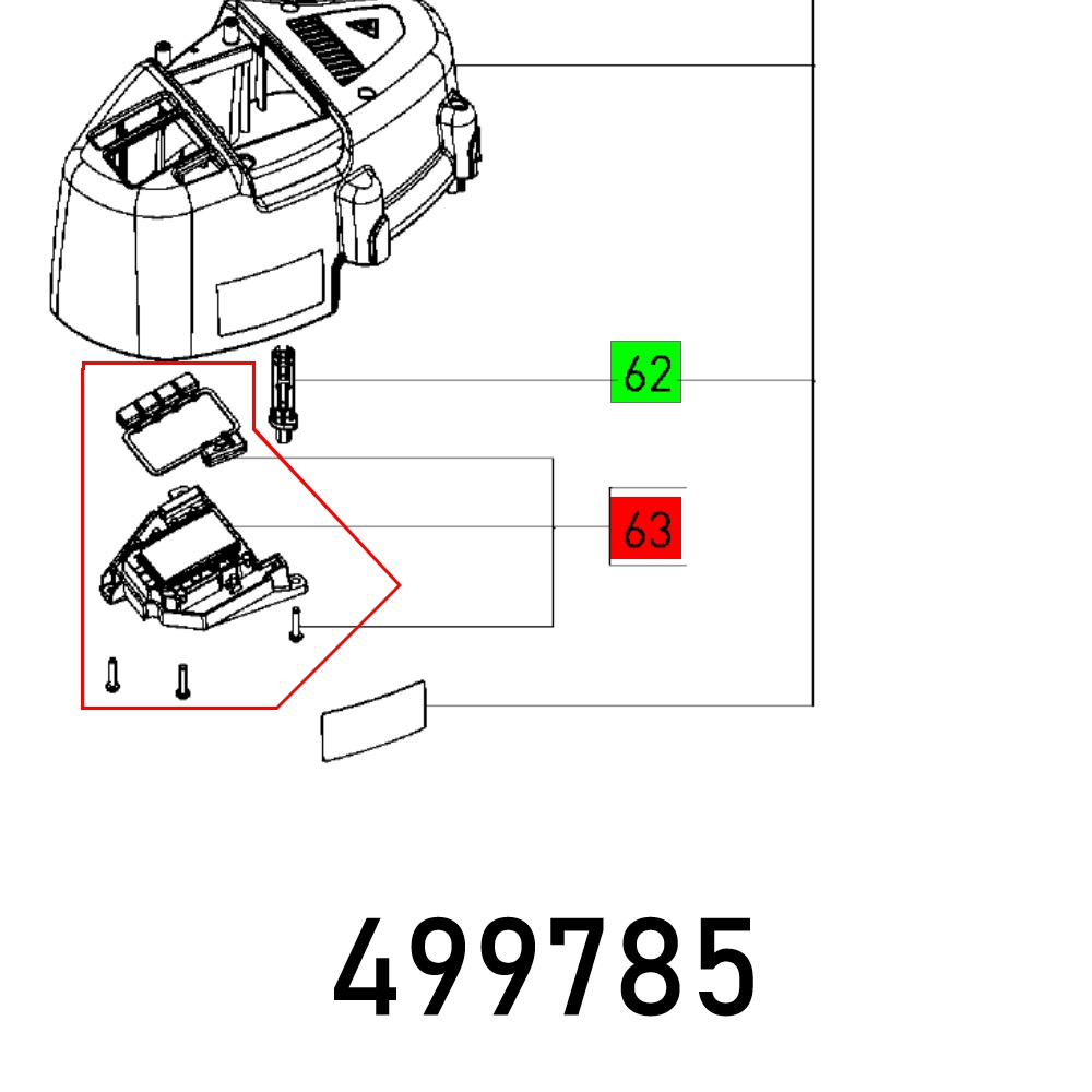 Festool Electronic KA 65 Display ET-BG 240V CONTURO Edge Bander Spare Part