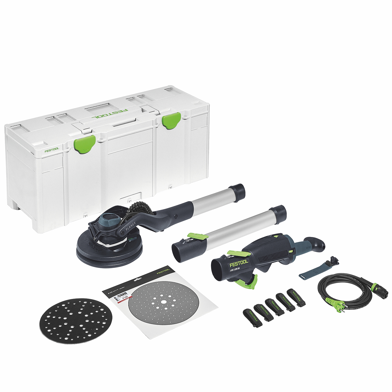 Festool LHS 2 225 EQ-Plus PLANEX Long-Reach Sander 225mm 400W With LED Light
