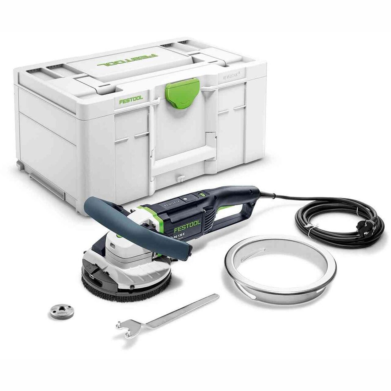 Festool RG 130 E-Plus RENOFIX Diamond Grinder in SYS 5 TL Systainer