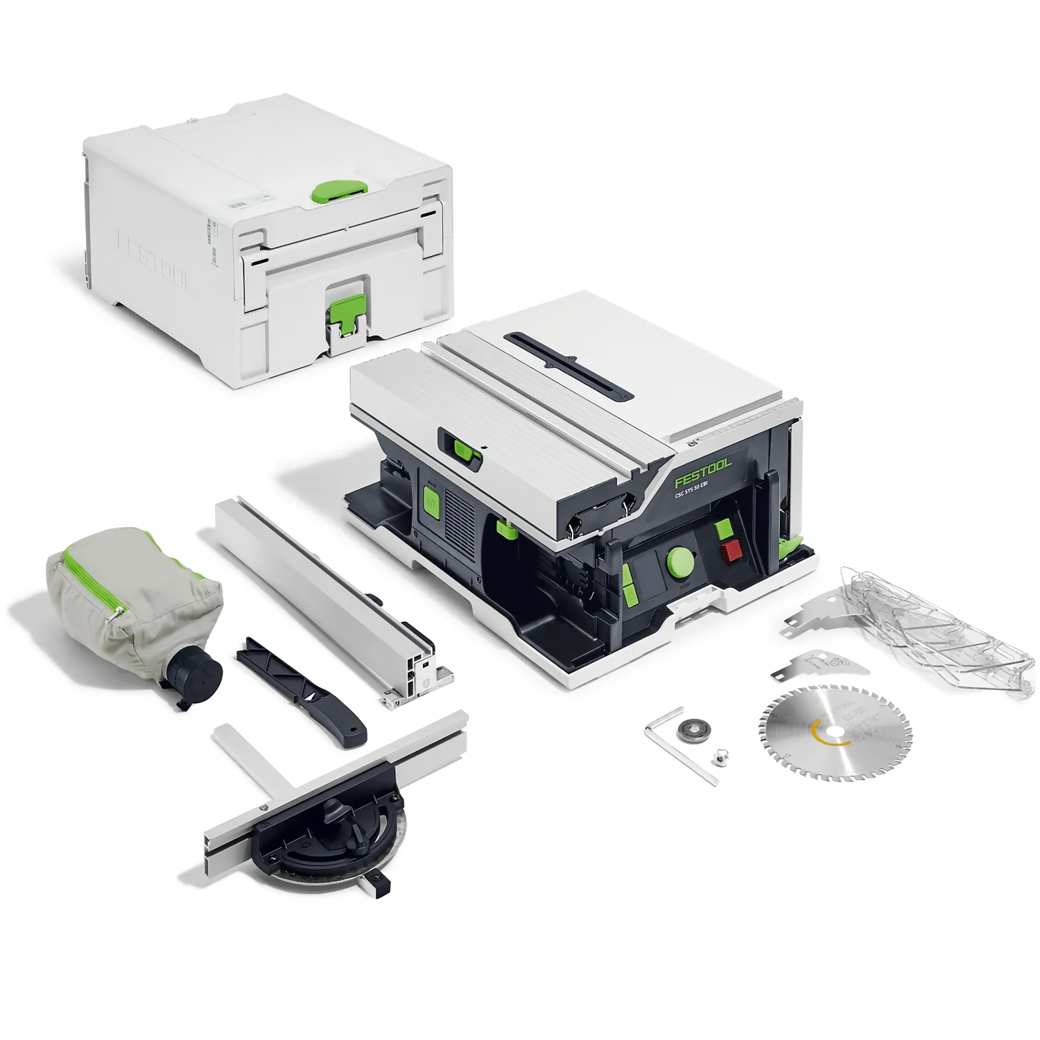Festool CSC SYS 50 EB-Basic Cordless Table Saw 168mm 2 x 18V In Systainer