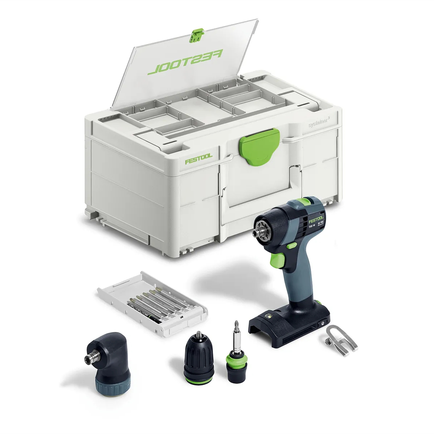 Festool TXS 18-Basic-Set Cordless Drill with classic T-shape design