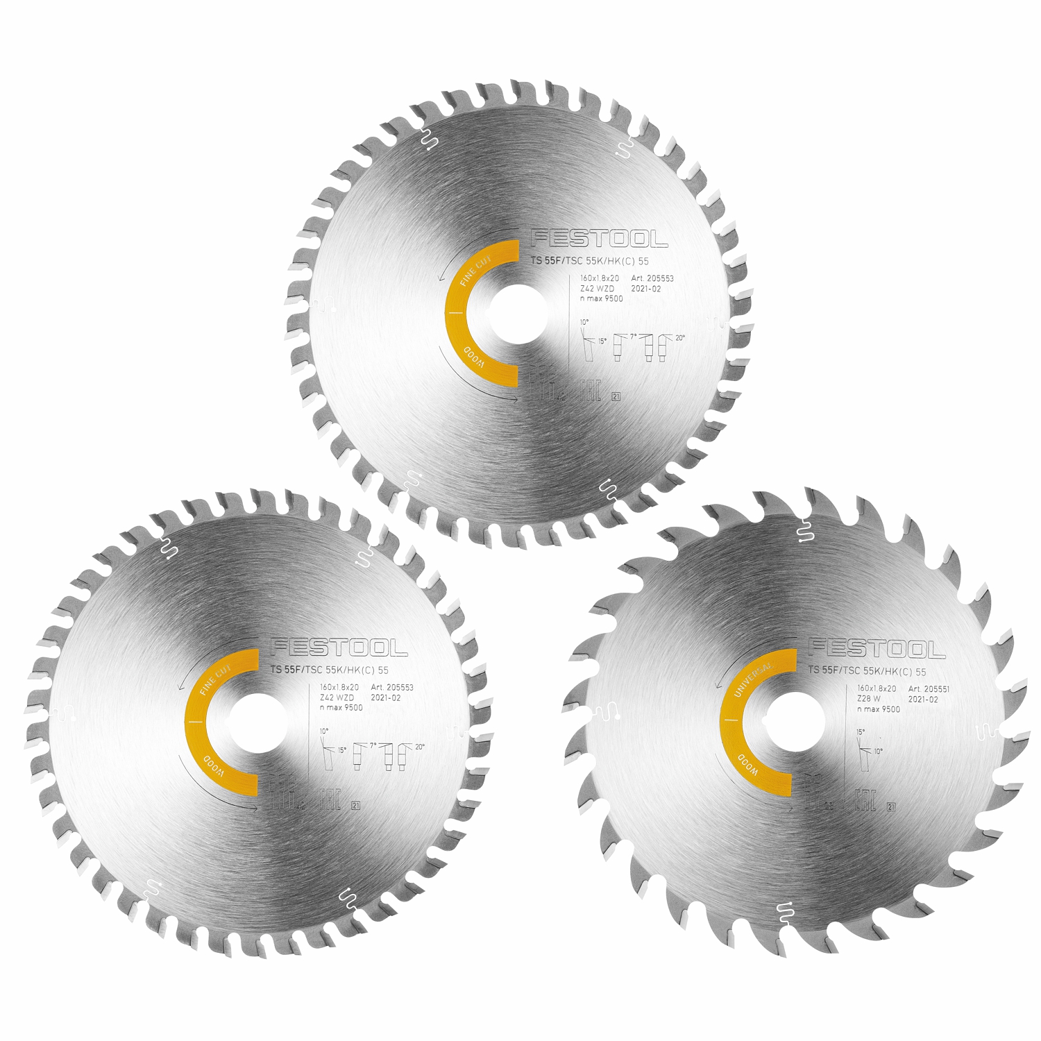 Saw Blade Set Ksb-Sort-3 W