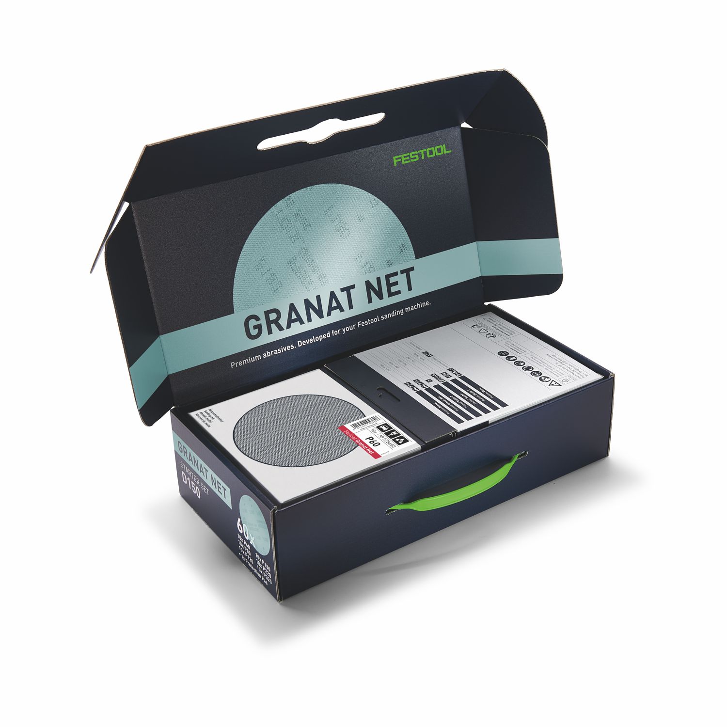 Festool D150 GR NET-Set Granat Net 150mm Abrasive Starter Set