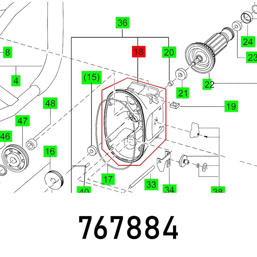 Bearing Cover Mx 1600-2 Eq Duo