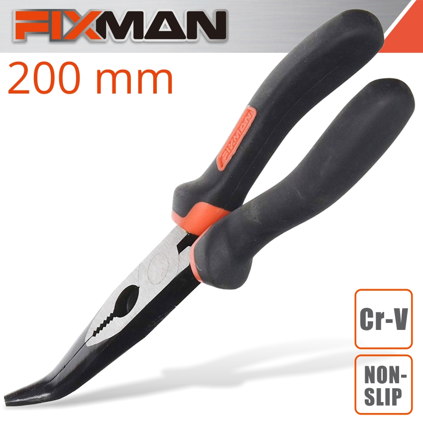 Fixman Industrial Bent Nose Pliers 8'/200mm