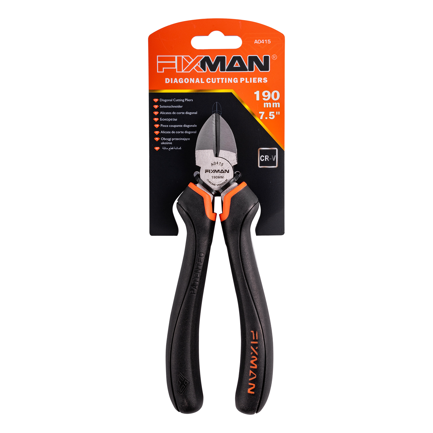 Fixman Industrial Diagonal Side Cutting Pliers