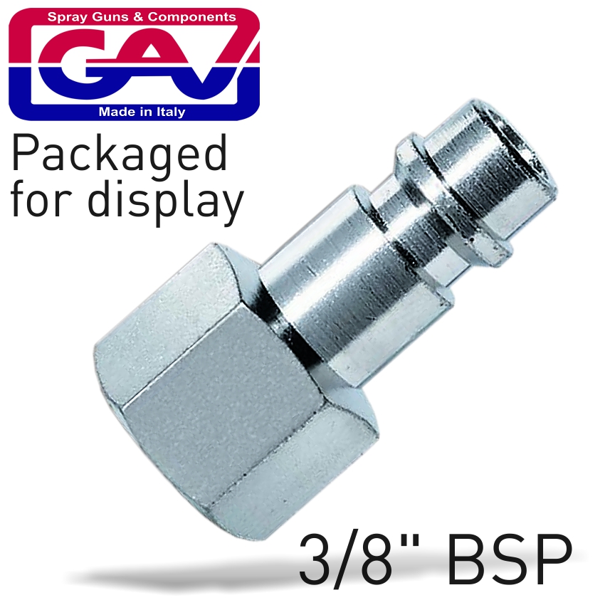GAV113A-2P Connector German 3/8' Female 2 Packaged