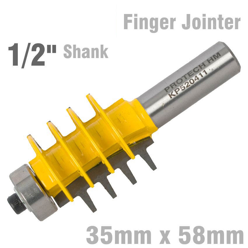 Economy Finger Jointer 35mm X 58mm 1/2' Shank