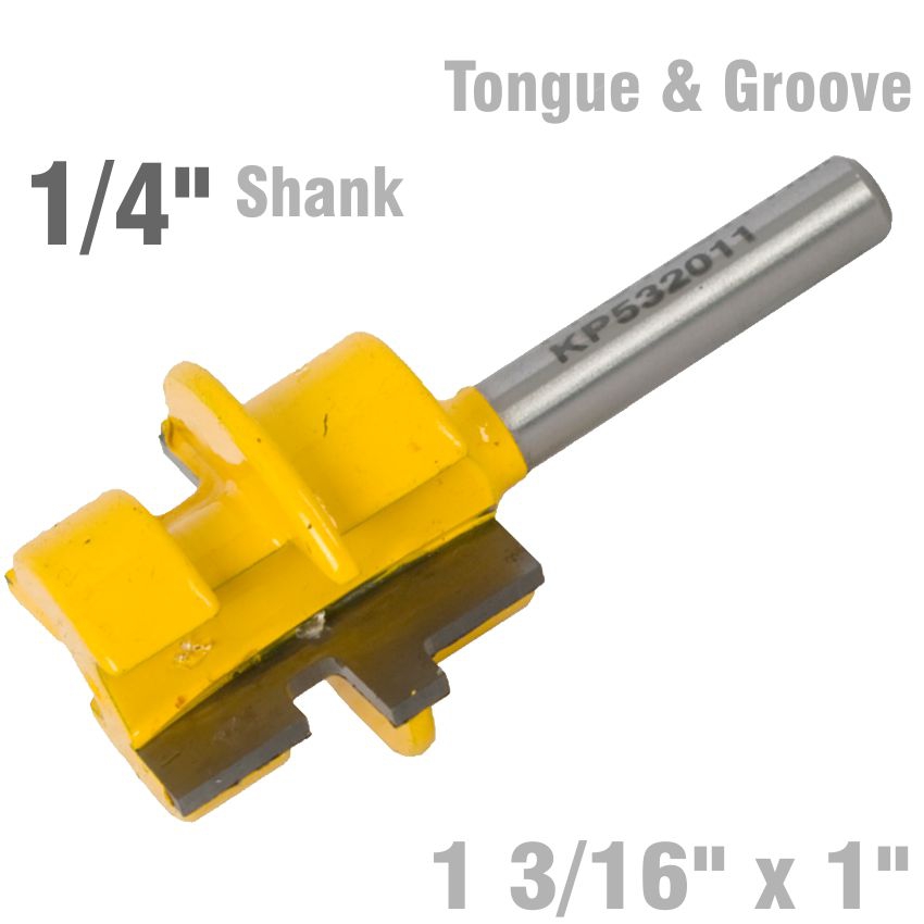Tongue & Groove - Parallel 1 3/16' X 1' Shank