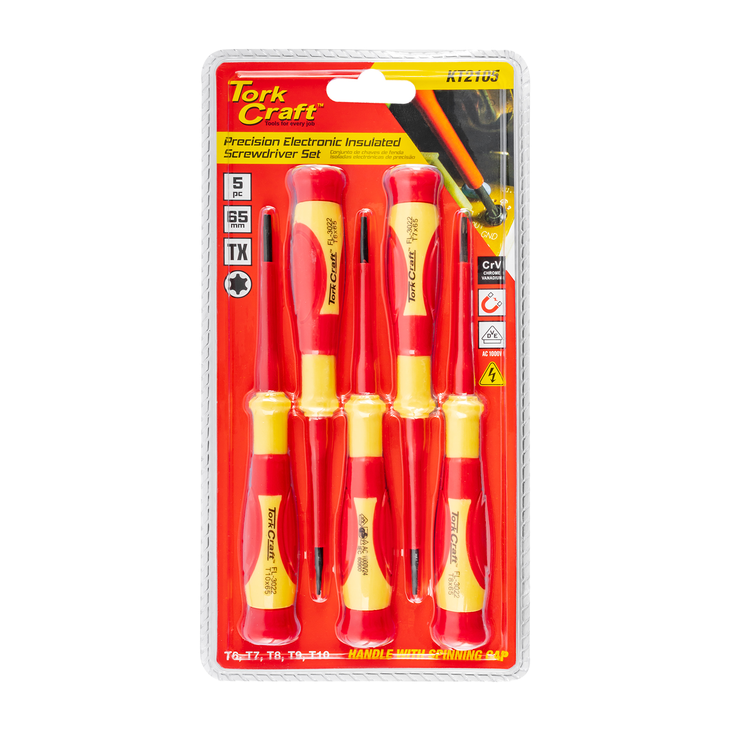 Precision Electronic Insulated Screwdriver Set