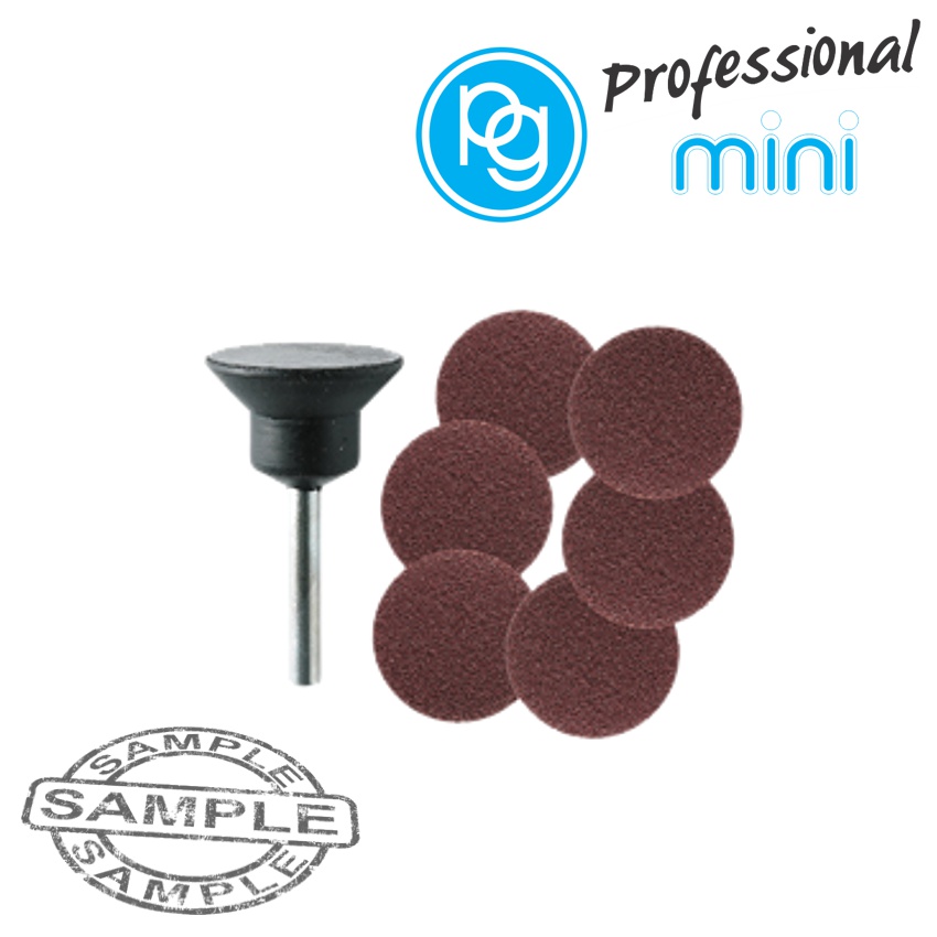 Backing Pad 20mm.sh 3.2mm + Sanding Discs.6pcs