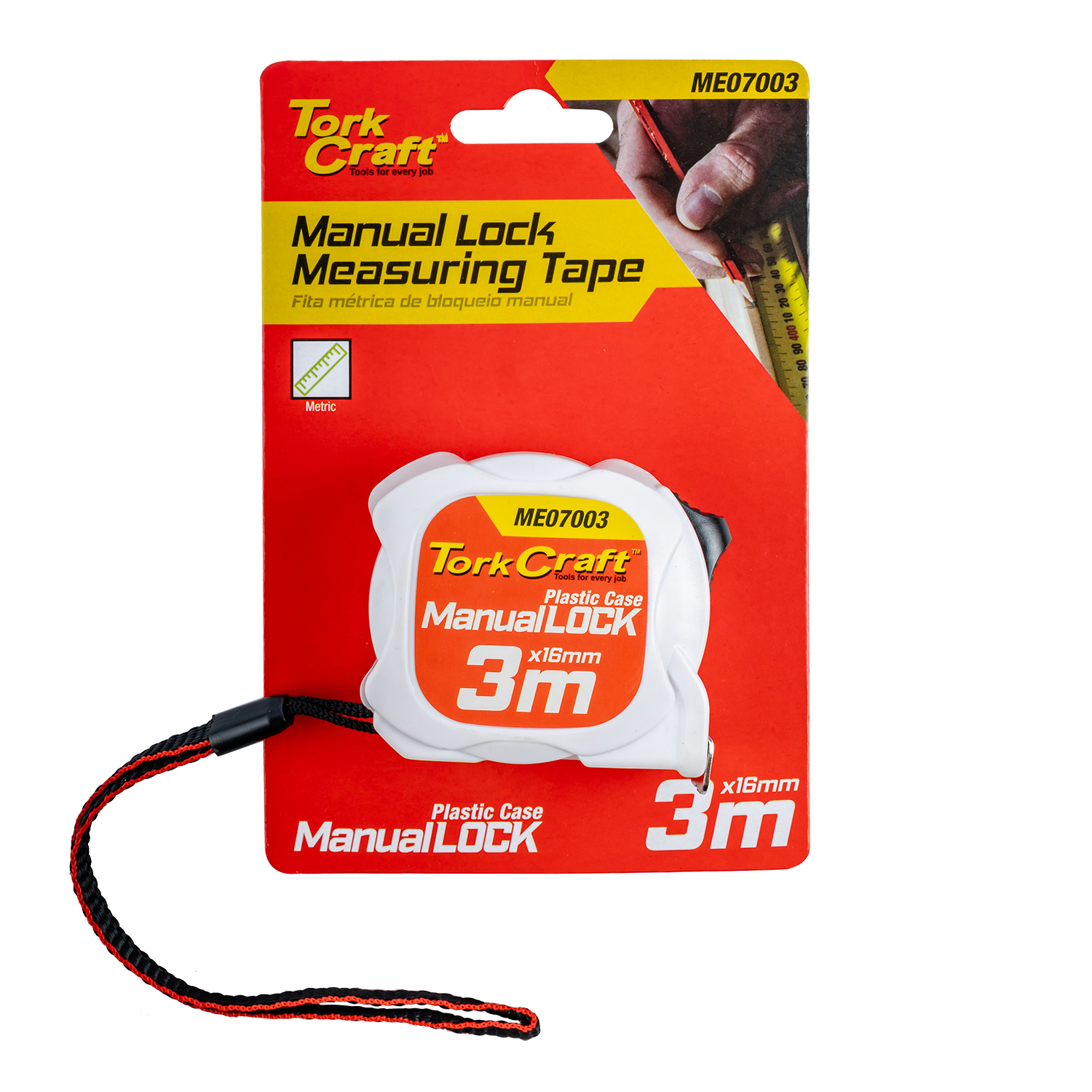 Measuring Tape M/Lock X Plastic Casing