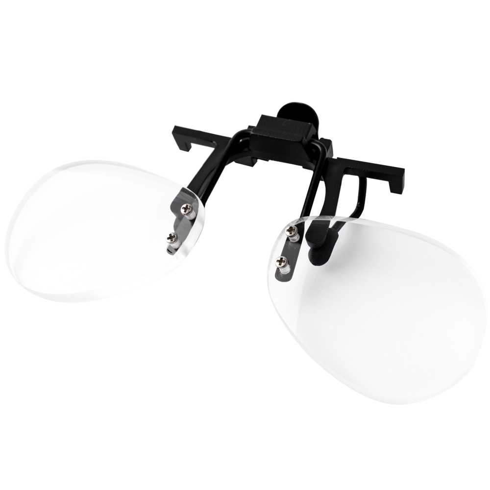 Multi-Sharp Flip & Focus Clip-On Magnifier 2.5x In Plastic Sleeve