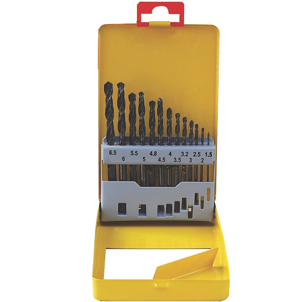 Drill Bit Set Roll Forged Metal Case