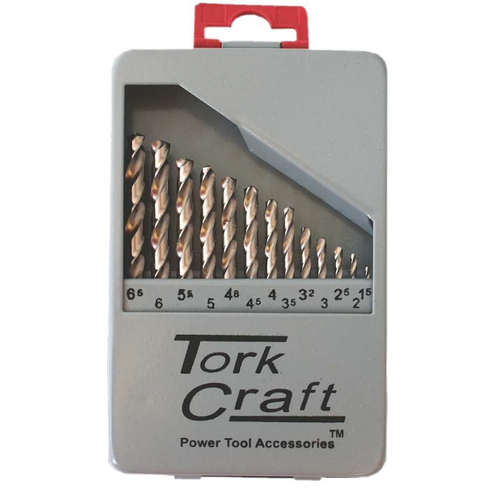 Drill Bit Set Hss Ground Bright Finish