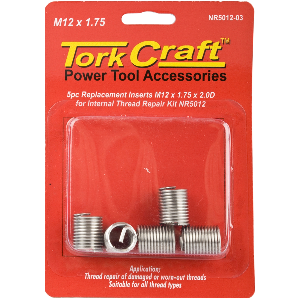Thread Repair Kit X Repl. Inserts For