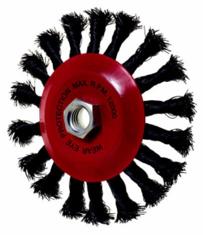 Tw.wire Con. Wheel Brush 100mm