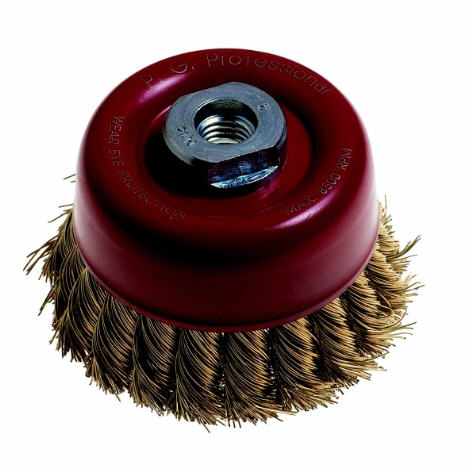 Wire Cup Brush Knotted