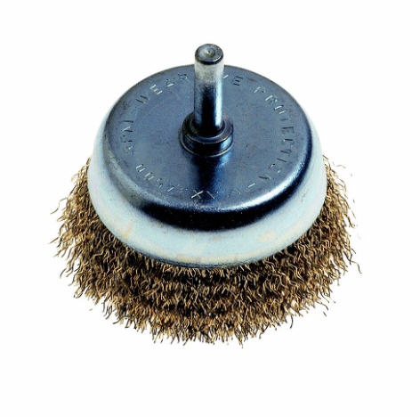 50 X 6mm Brass Wire Cup Brush