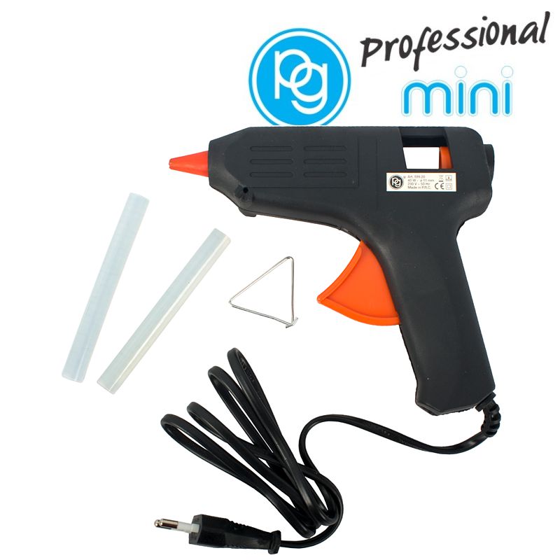 PG Professional Hot Melt Glue Gun 40W with 2 Glue Sticks