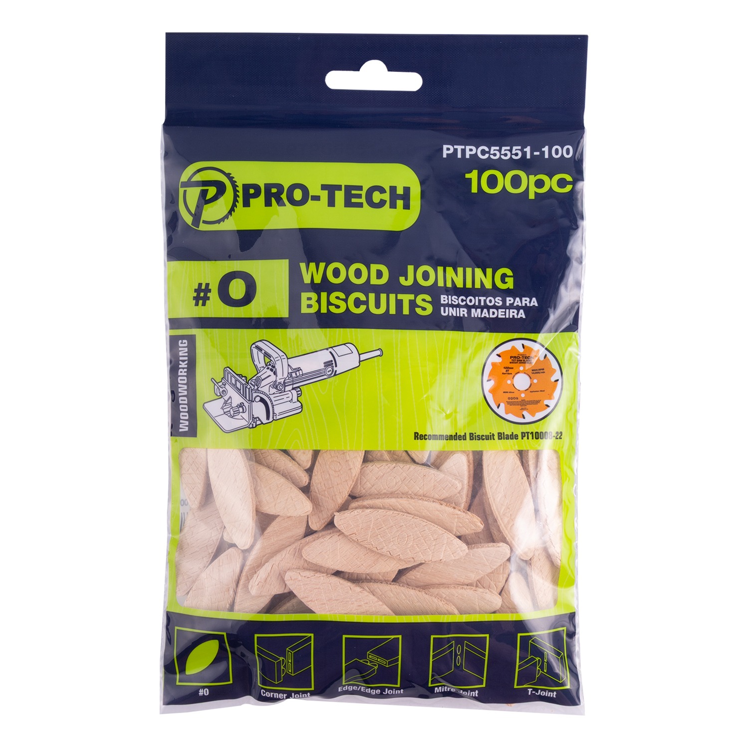 Pro-Tech Biscuit Joining 100/Pack