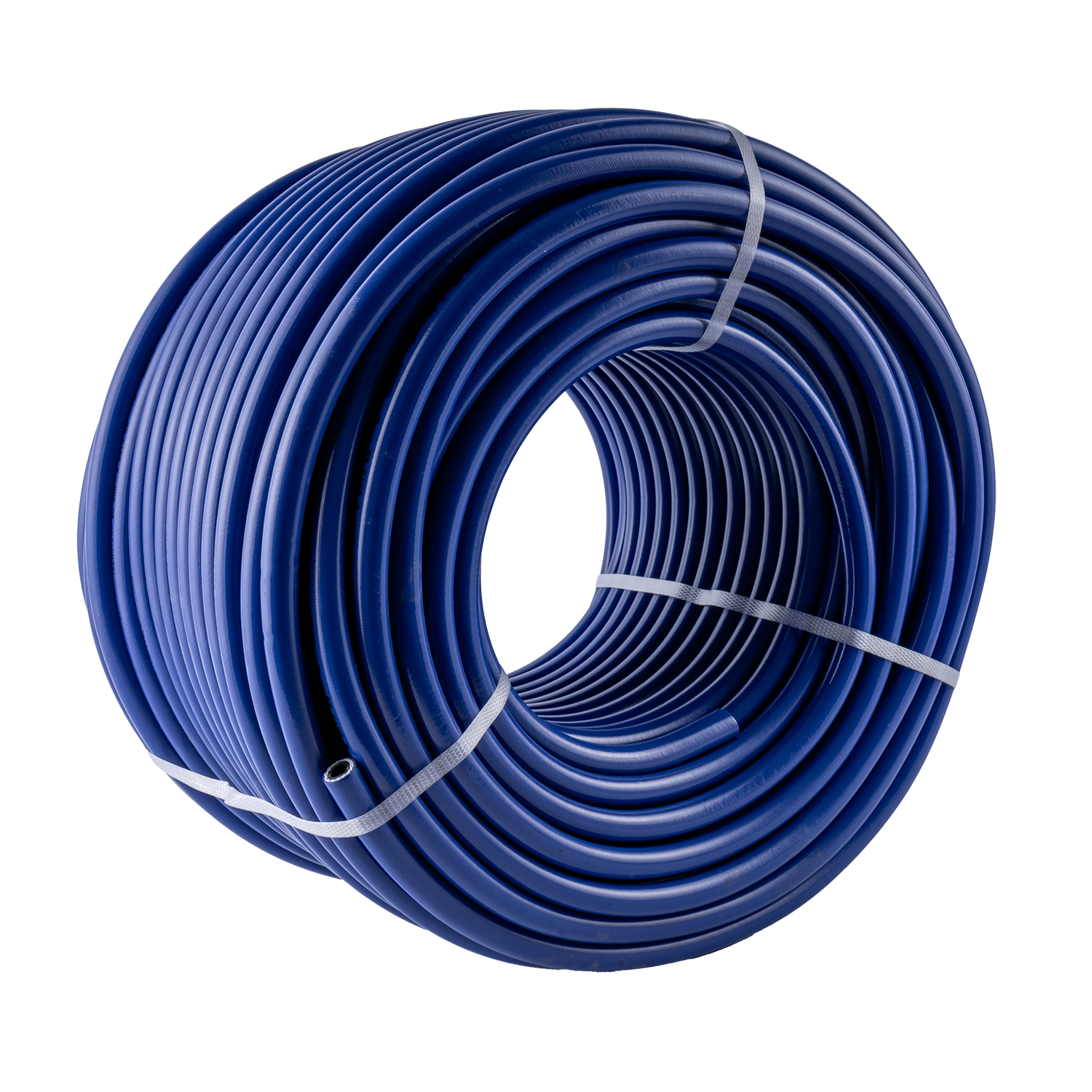 Rubber Hose 8mm X 15mm Blue Colour X100m 80bar