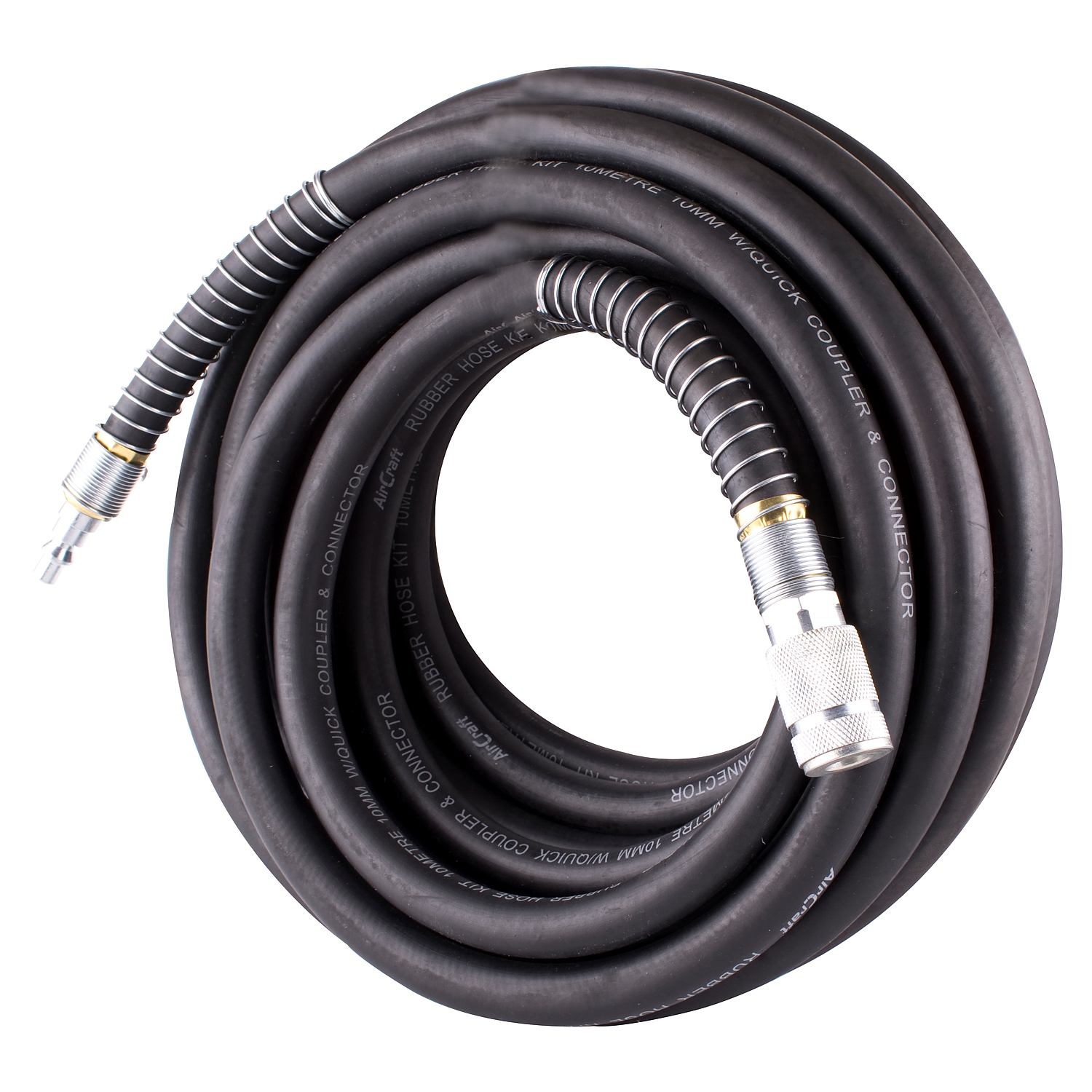 Rubber Hose Kit 8mm X 10m W/aro Coupler