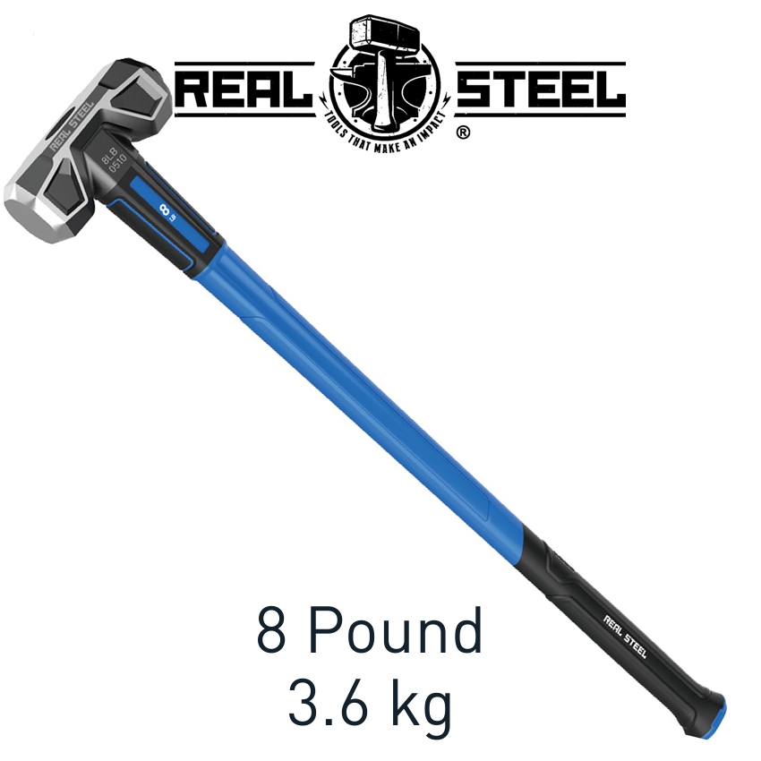 Hammer Sledge Cross Strike Graph. Handle 900mm Real Steel