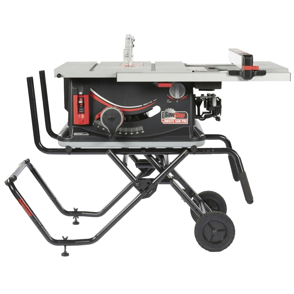 Jobsite Saw Pro 250mm With Mobile Cart Assembly Sawstop