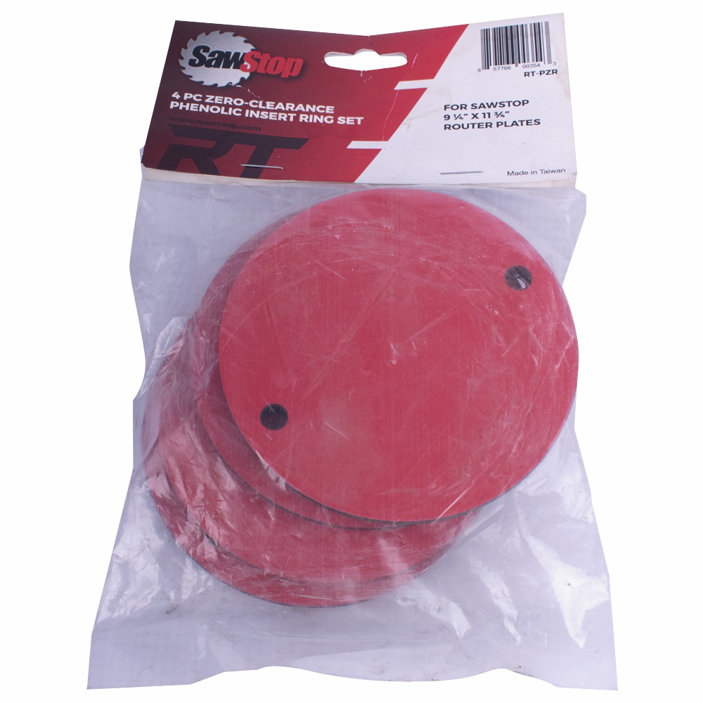 Phenolic Insert Ring Zero Clarance 4pc Set For Router Lift Rt-lft Saws