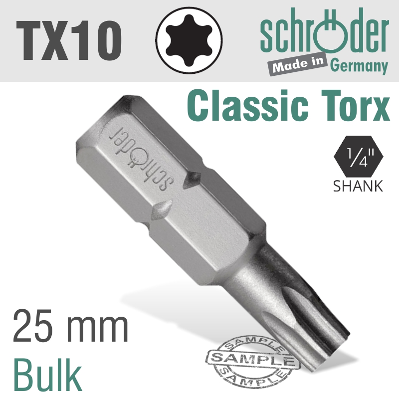 Torx Tx Classic Bit 25mm