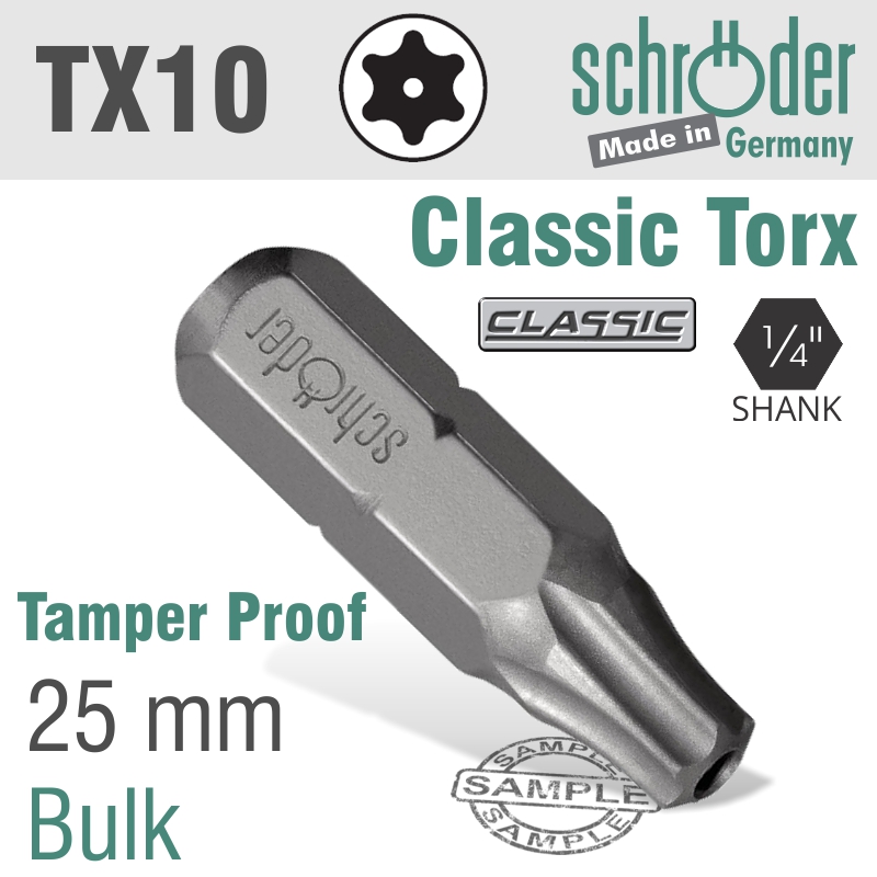 Torx Tamper Resist 25mm