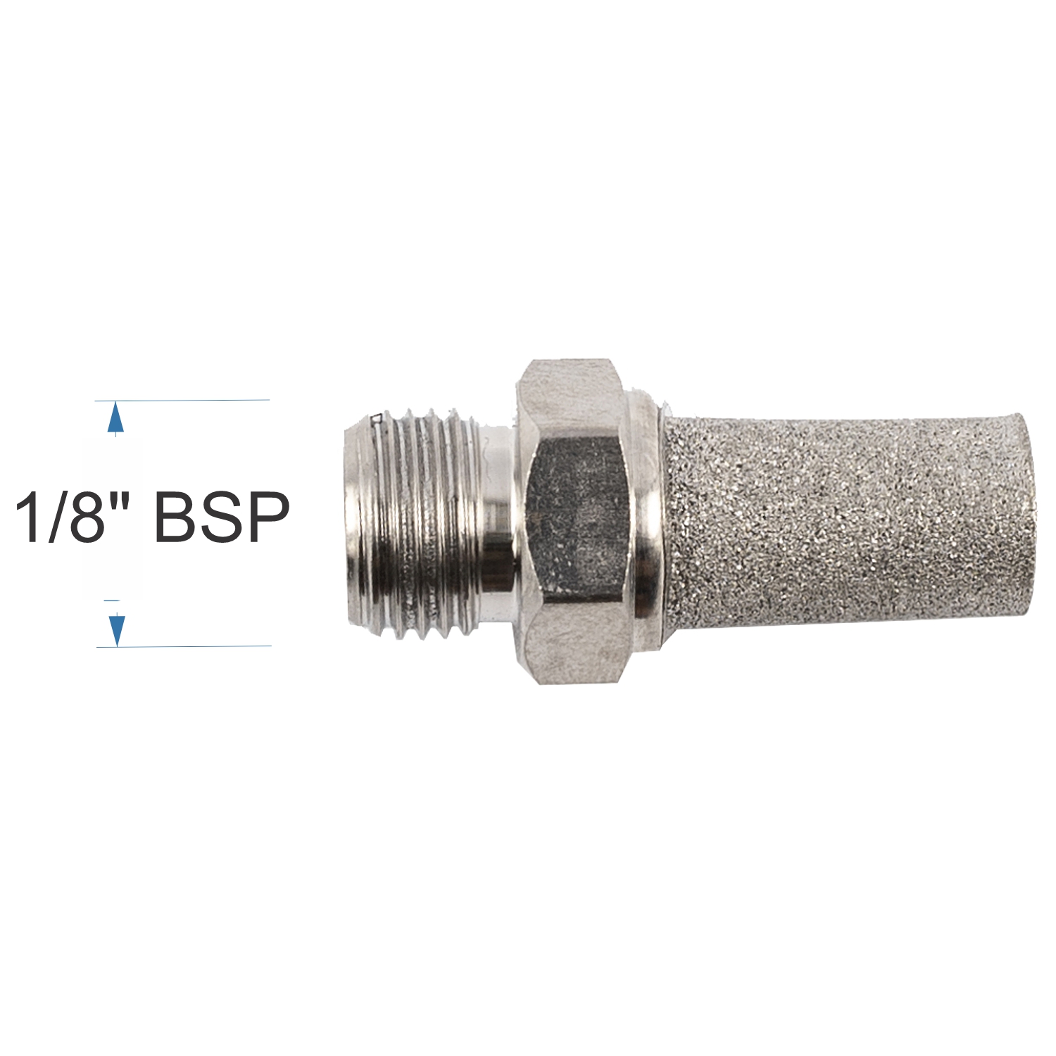 Muffler Metal Conical Male