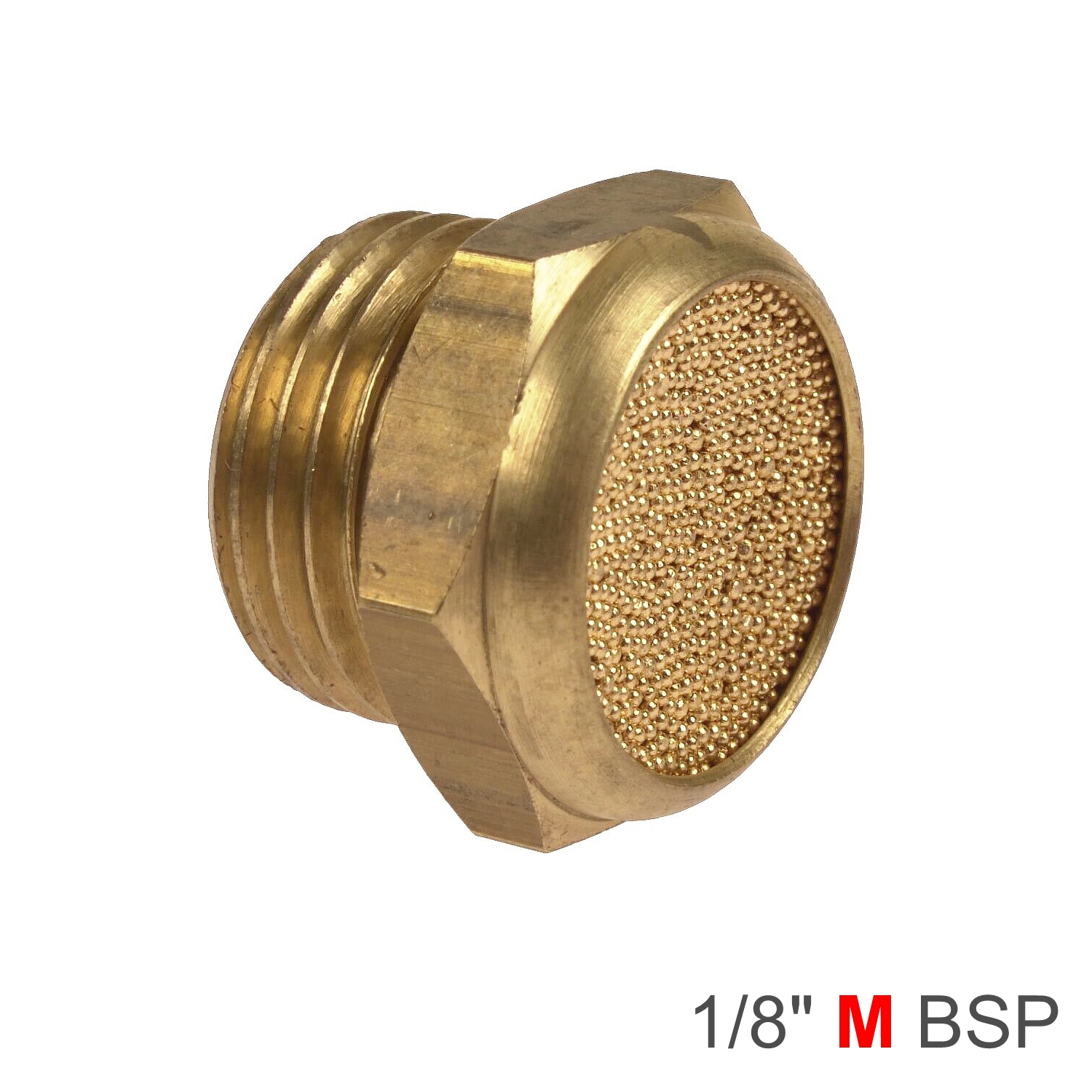 Muffler Brass Flat Male