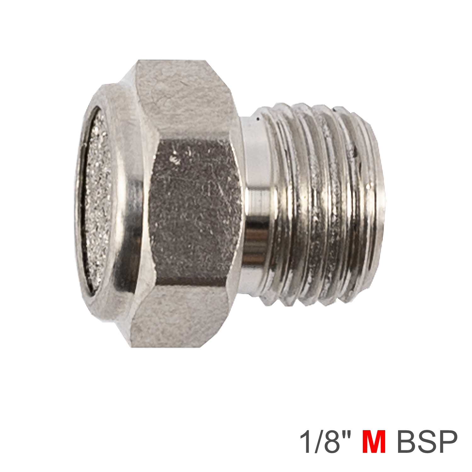 Muffler Metal Flat Male