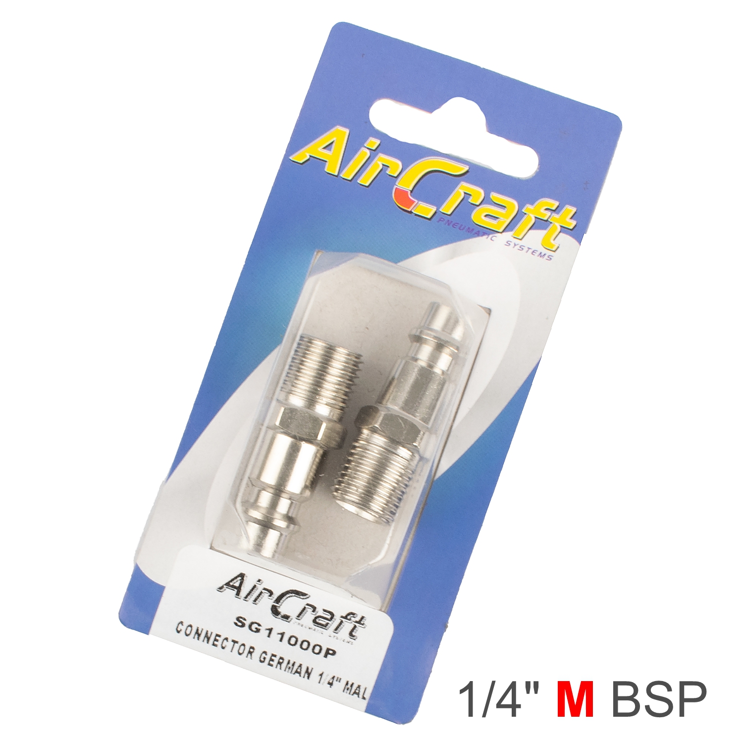 Connector German Male 2pc Pack
