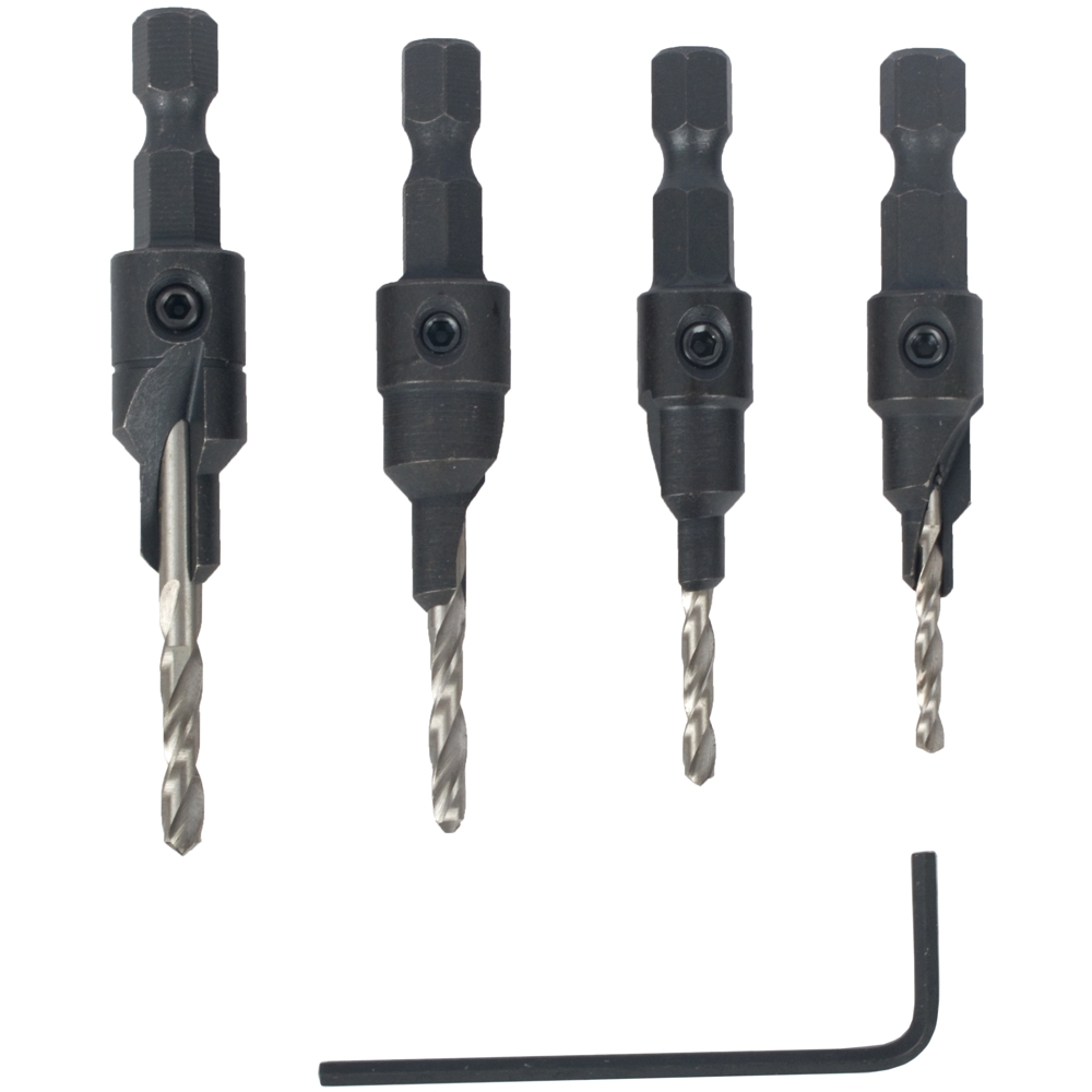 Screw Pilot Set 5pce Carded