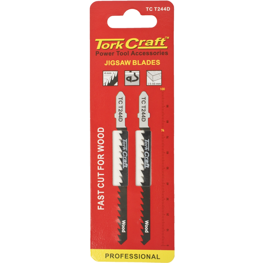T-Shank Jigsaw Blade Fast Cut For Wood 4mm 6tpi