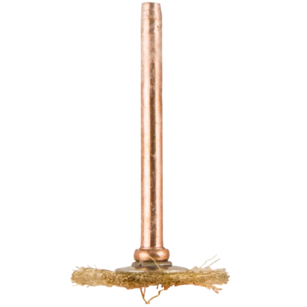 Tork Craft Mini Brass Brush Wheel 19.1mm 3.2mm Shank