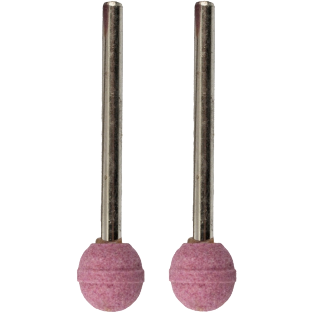 Tork Craft Mini Grinding Stone 9.5mm Ball 3.2mm Shank 2 Piece