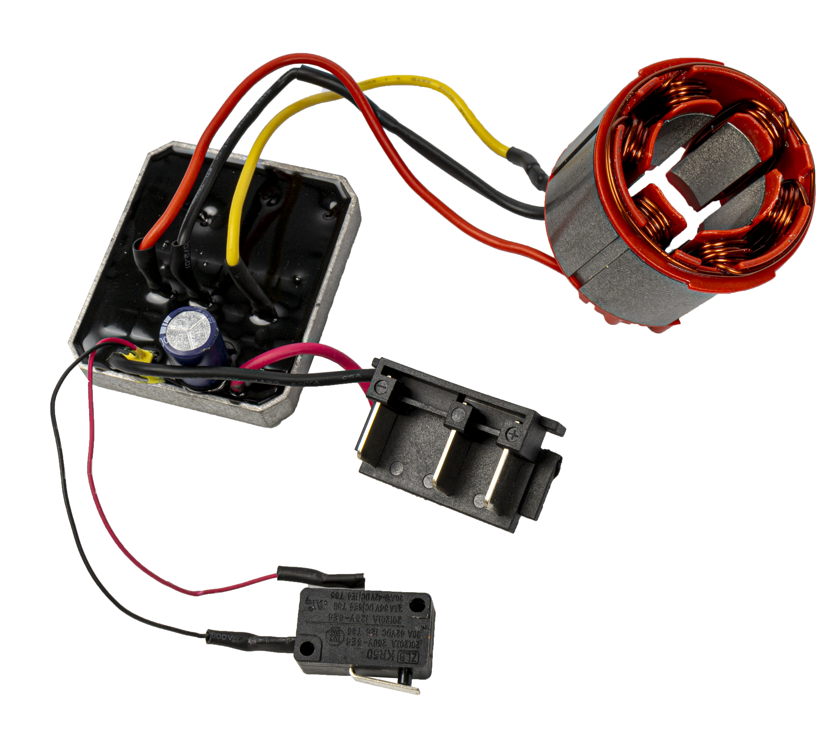 A/grinder 20v Repl. Micro Switch & Commutator (6/7/11/12) S/kit