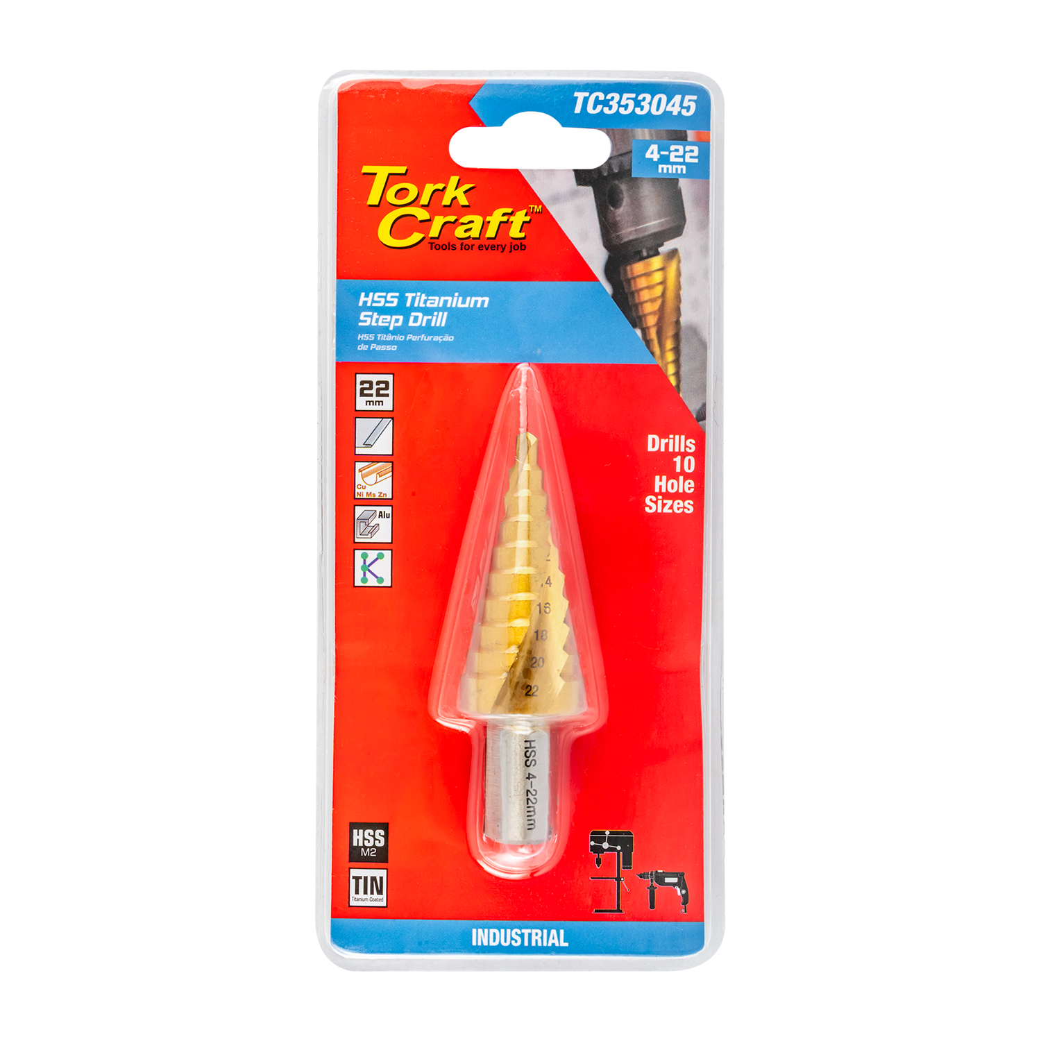 Step Drill Hss Spiral