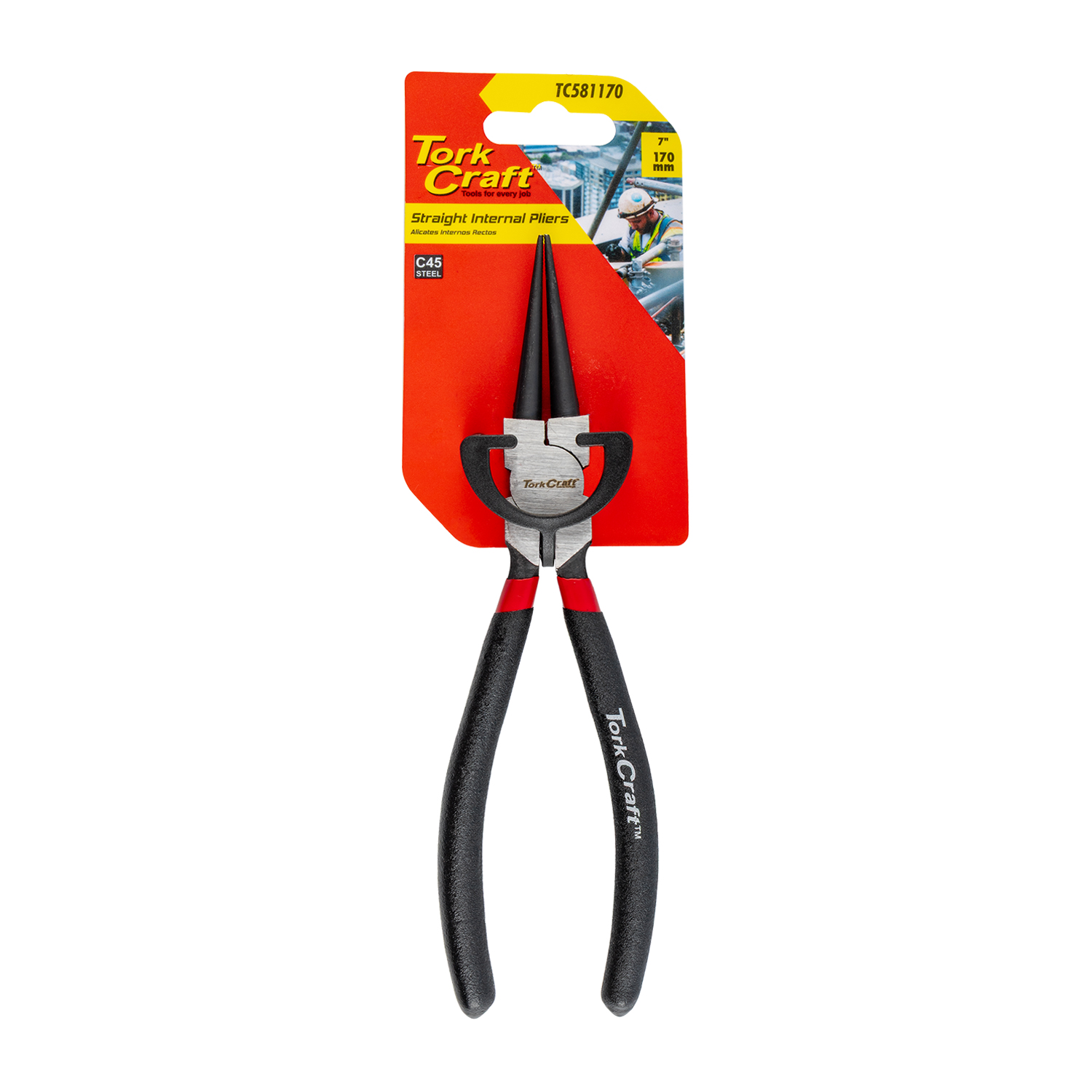 Plier Circlip Straight Internal 170mm