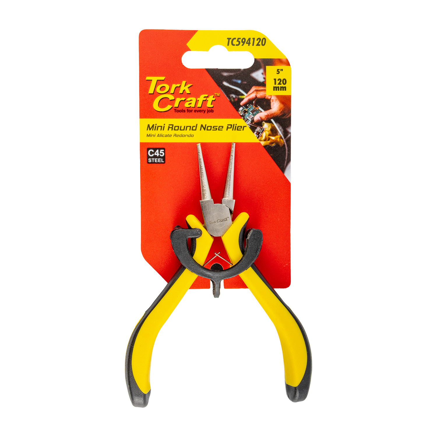 Plier Mini Round Nose 120mm Micro