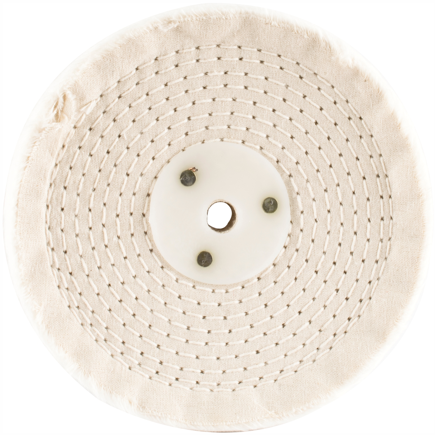 White Buff/Mop X 3 Section 30 Mm Thick Hole