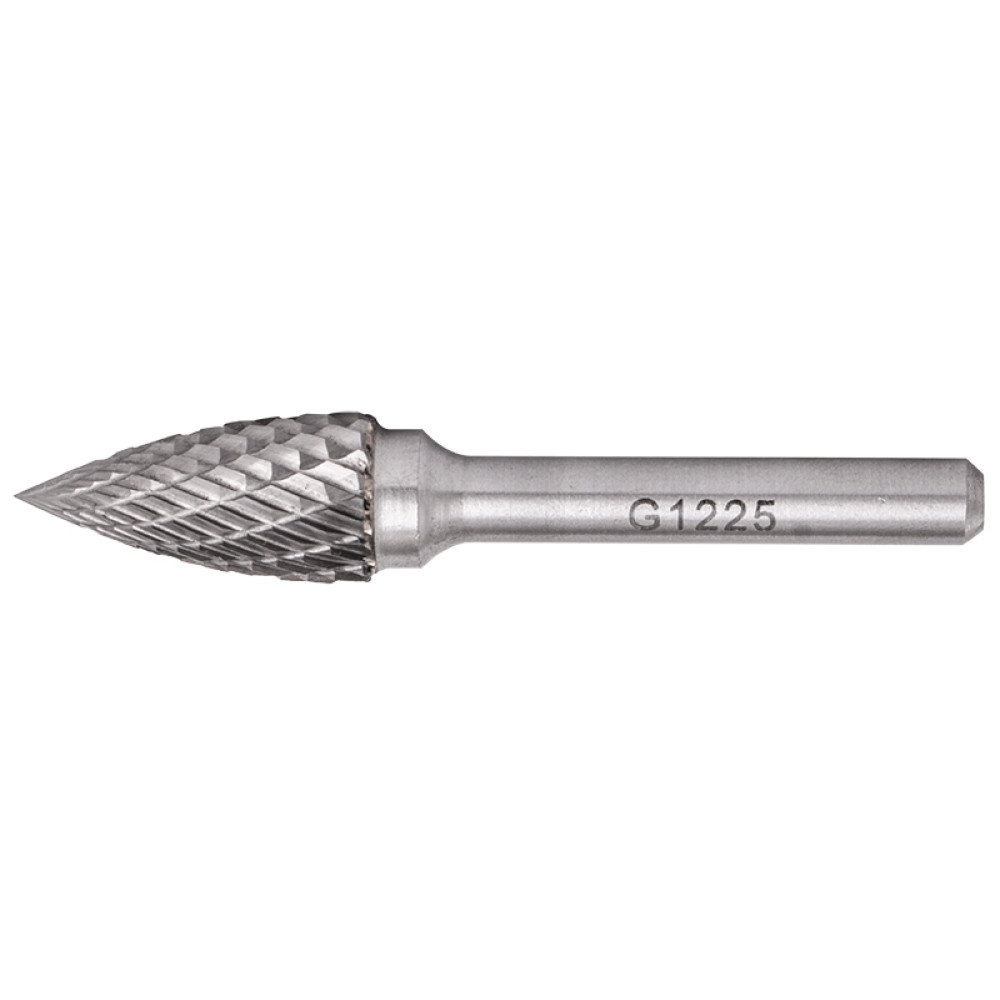 Rotary Burr Tungsten 12x25x6mm Conical Curved