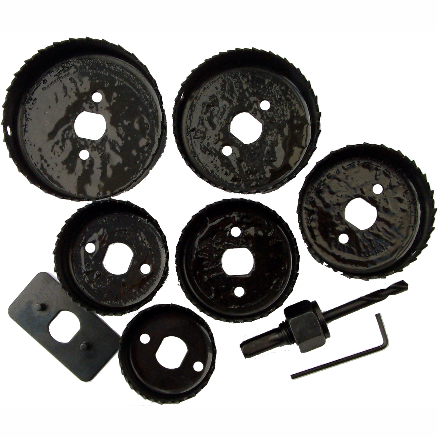 Downlighter Holesaw Set 6pce 51 60 64 72 75 86