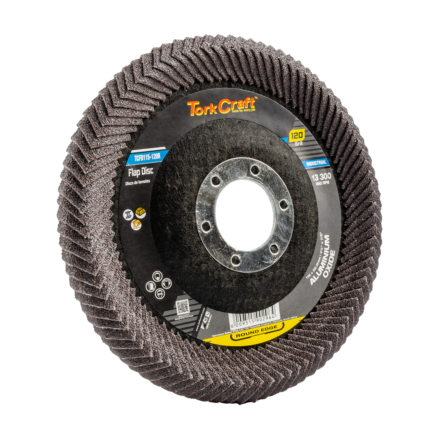 Flap Disc Round Edge A/O 115mm Grit Flat